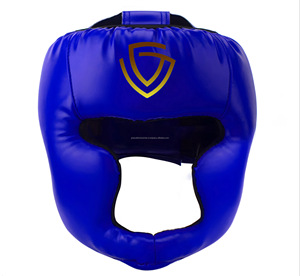 Customizable High Quality Boxing Headgear Breathable <b>Synthetic</b> <b>Leather</b> Protective Design OEM Service Custom Design Options - Product Image 1
