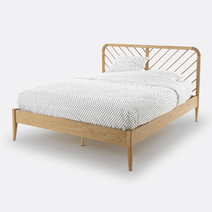Premium Minimalist Wooden Bed <b>Frame</b> with Solid Wood Design for Modern Elegant and Comfortable Bedrooms - Product Image 5