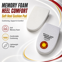 Semelles rehausseuses en éponge pour talons, confortables, pour augmenter la hauteur, demi-semelles absorbant les chocs pour hommes et femmes