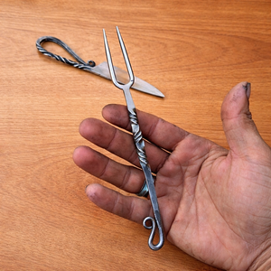 Cuchillos de Chef Medievales Forjados a Mano de Acero al Carbono de Alto Brillo, Ambidiestros, Aptos para Lavavajillas, Juego de Cuchillos de Cocina, Personalizables OEM/ODM - Product Image 5