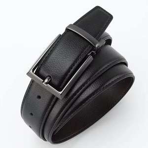 Nuevo cinturón de cuero genuino para hombre, hebilla de aleación con diseño giratorio, cinturón informal de negocios, duradero, ligero, a la moda - Product Image 6