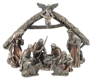 VERONESE DESIGN -NATIVITY - COLD CAST BRONZE - OEM AVAILABLE