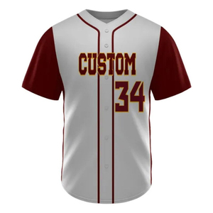 Maillots de sport respirants à séchage rapide, design classique unique, nouvelle collection, uniforme de baseball 100% polyester, best-seller - Product Image 1