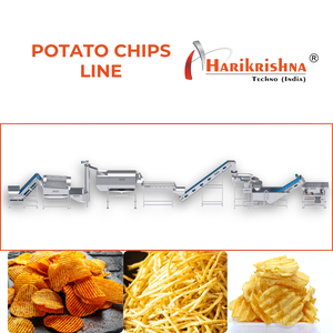 เครื่องทำมันฝรั่งทอดอัตโนมัติเต็มรูปแบบ ฮารี คริสตาน่า เทคโน ใช้ไฟฟ้า กำลังไฟ 60 กิโลวัตต์ รับประกัน 1 ปี คุณภาพส่งออก - Product Image 1