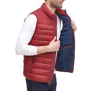 Service OEM : Gilet matelassé pour homme à vendre, vêtement décontracté, logo personnalisé imprimé, veste sans manches matelassée pour homme avec OEM ODM - Product Image 3
