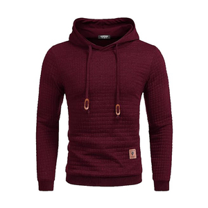Oferta Especial en Sudadera con Capucha de Diseño Waffle para Hombre, Estilo Urbano, de Excelente Calidad y Tejido Grueso, para Compradores al por Mayor - Product Image 1