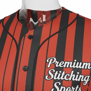 Camiseta de Béisbol Sublimada Transpirable Personalizable, Ropa Deportiva de Softbol de Moda en Tallas Grandes, Jersey de Estilo Personalizado al por Mayor - Product Image 5