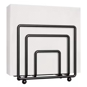 Metal Napkin Stand For Dining Table And <b>Kitchen</b> Elegant <b>Tissue</b> <b>Holder</b> For Home Office And Restaurant - Product Image 4