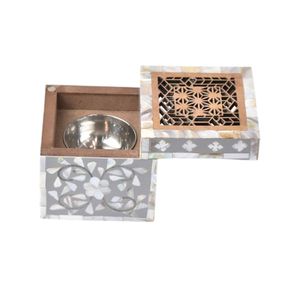 Mabkhara, Quemador de Incienso Tradicional Árabe Islámico 2026 con Incrustaciones de Madreperla Natural, Regalos para Ramadán y Eid, Venta al Por Mayor - Product Image 1