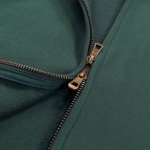 Veste à capuche zippée surdimensionnée pour homme, coupe ample, style vintage, avec impression en relief, grammage lourd 400gsm 450gsm, modèle court - Product Image 4