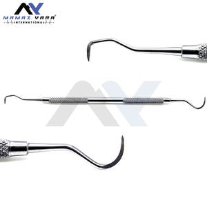 Juego de Instrumentos Dentales Premium para Limpieza de Sarro, Anterior, Posterior y Periodontal, con Raspador Tipo H6/H7 y Raspador Jaquet U15/30 - Product Image 3