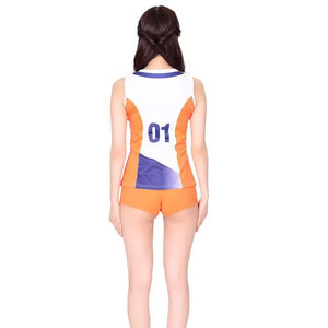High Quality Team Custom Heat-Transfer Printed 100% Polyester Breathable Moisture-Wicking Volleyball Uniforms Your Team Logo - Product Image 3