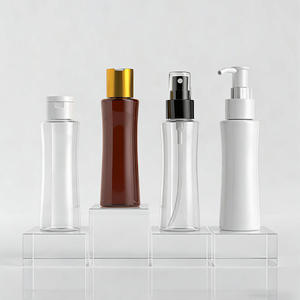 Vente en gros de flacons en plastique PET de 100 ml, couleur personnalisée, avec pompe pulvérisatrice, impression sérigraphique, OEM ODM, pour lotion, soin de la peau, sérum, huile capillaire, tonique - Product Image 1