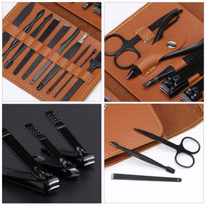 HARRAR GROUP COMPANIES Kit de manucure et pédicure professionnel 5-en-1 en acier inoxydable, coupe-ongles, pince à cuticules pour adultes - Product Image 6