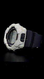 เครื่องประดับฮิปฮอป เงินแท้ 925 ประดับเพชรโมอิสซาไนต์ VVS เต็มเรือน ตัวเรือน DW6900 ฝังเพชรโมอิสซาไนต์ - Product Image 5