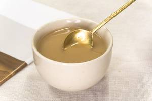 Cuchara de Postre Dorada con Diseño Artístico y Asa Esculpida, para Hogar y Hotel, de UO - Product Image 6