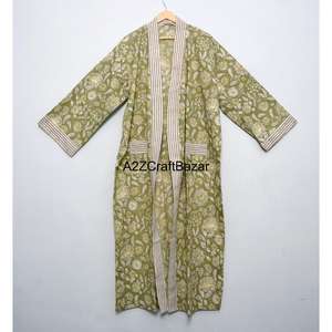 Camiseta de Manga Tres Cuartos para Mujer, 100% Algodón, Cuello en V, Cierre con Cordón, Transpirable y Suave - Product Image 1