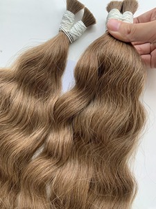 Extensions de cheveux en vrac prix usine cheveux vietnamiens Double noyer 100 grammes toutes les couleurs 12 pouces - Product Image 3