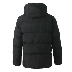 Chaqueta Acolchada para Hombre, Resistente al Viento, con Exterior de Poliéster, Relleno Térmico, Resistente al Agua, Cuello Alto, Tela de Lona - Product Image 4