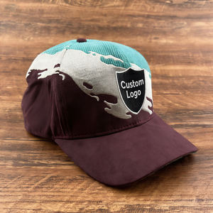 Gorra de Béisbol Personalizada con Logotipo, 100% Algodón, 6 Paneles, Estampado a Rayas, Transpirable, Impermeable, Unisex, Ajustada, Estilo Casual de Primavera/Verano - Product Image 1