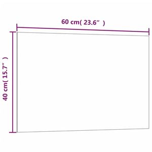 Pizarra Blanca de Vidrio Templado para Montar en la Pared, 23.6"x15.7", Pizarra Magnética, Categoría de Producto - Product Image 5