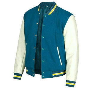 Custom <b>Plain</b> Embroidery 100 Percent All Wool Winter Letterman Varsity Jacket Best Quality Adult Youth Letterman Jacket Custom - Product Image 1