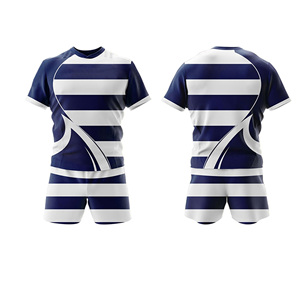 Conjunto de Camiseta de Rugby para Hombre, Manga Corta, Absorbente de Humedad, Talla Adulto, Todas las Temporadas - Product Image 4