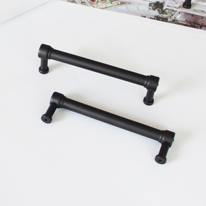 Cost-Effective Price Modern Matte <b>Black</b> Zinc Alloy T-Bar Cabinet Handle Minimalist Furniture Pull for Kitchen Bathroom Bedroom - Product Image 2