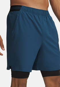 Men's Black Solid Quick Dry Elastic Waist Bermuda Shorts <b>Mid</b> Rise Casual Sport Short - Product Image 6