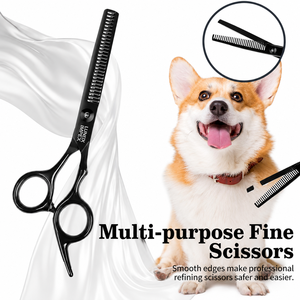Ciseaux professionnels pour toilettage des animaux, pour couper les poils des animaux, ciseaux de toilettage pour une coupe lisse et facile, professionnels - Product Image 5