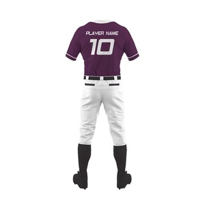 Camiseta de Fútbol Personalizada para Hombre, Pantalones Morados y Blancos, Manga Corta, Impresión Sublimada, Absorbe la Humedad, Corte Regular, Todas las Temporadas, Adulto - Product Image 1