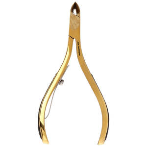 Control total de buena calidad, pinzas para cutículas, pinzas para cutículas, Serie Dorada, pinzas para cutículas, instrumentos de belleza de titanio - Product Image 1