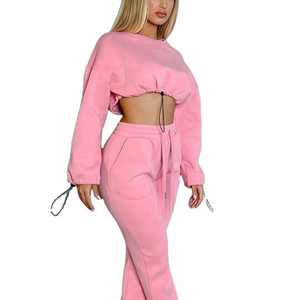 Conjunto Deportivo de 2 Piezas para Mujer, Pantalones Deportivos con Cierre y Colores Variados, Traje Deportivo para Correr - Product Image 4