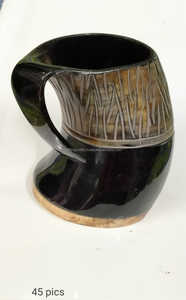 Corne viking antique écologique personnalisée faite à la main pour le design, style classique, tasse à café, bière, vin en provenance d'Inde - Product Image 4