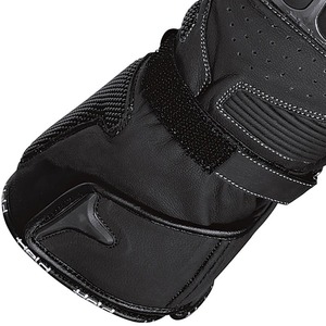 Gants de course en cuir légers de qualité supérieure, noir jais, taille personnalisée, protection des articulations pour la course sur route, prix de gros - Product Image 2