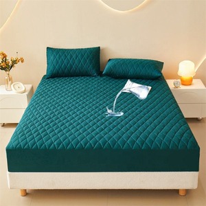 Quilted Anti-Slip Mattress Protector Hypoallergenic <b>Waterproof</b> Eco-Friendly Luxury Cotton Mattress Protector - Product Image 2