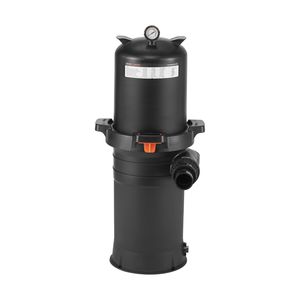 Système de filtration de piscine 9000 GPH avec filtre à cartouche 2 ports de 200 pieds carrés - Product Image 1