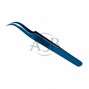 Pince à épiler pour extensions de cils de haute qualité en acier inoxydable, instrument de beauté, logo personnalisé, prise en main parfaite, service OEM - Product Image 2