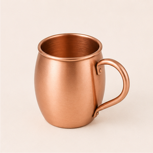 Mug à Moscow Mule en cuivre pur fait main, design martelé, pour bar et cadeaux, vente en gros, logo personnalisé, tasse à cocktail - Product Image 1