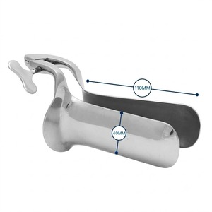 Spéculum vaginal Collin de haute qualité, instruments chirurgicaux obstétrico-gynécologiques de grande taille, en acier inoxydable allemand, réutilisable, autoclavable, durable - Product Image 2