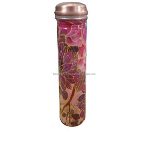 Custom Print Copper <b>Water</b> <b>Bottle</b> With Airtight Lid 100% Rust Free Drinkware Personalized <b>Bottle</b> Wholesale <b>Water</b> <b>Bottle</b> for Gift - Product Image 1