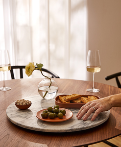 Meilleures ventes : Plateau tournant Lazy Susan en marbre de haute qualité, organisateur pour dîner et petit-déjeuner, support en marbre - Product Image 5