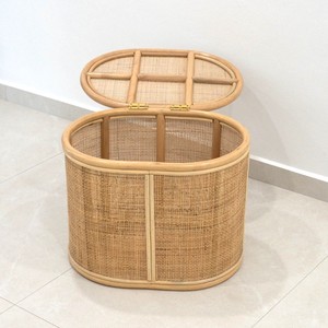 Handcrafted rattan trunks high quality woven trunk <b>chest</b> manufacturer costs hamper organizers - Product Image 4