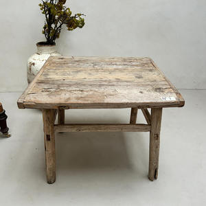 Vintage <b>Rustic</b> Wooden Side <b>Table</b> Handcrafted Reclaimed <b>Wood</b> Coffee End <b>Table</b> Farmhouse Furniture Living Room Bedroom Furniture - Product Image 6