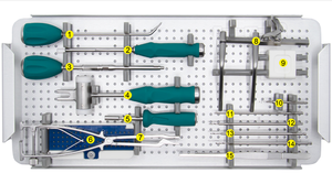 Manual Class II Orthopedic Surgical Instruments Set Stainless Steel New Design Spinal Peek <b>Cage</b> Locking Grip GS-DF-0010 3 Years - Product Image 2