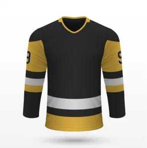Ensemble d'uniformes de hockey sur glace unisexe de haute qualité personnalisables avec logo personnalisé, étiquettes, impression par sublimation, broderie - Product Image 2