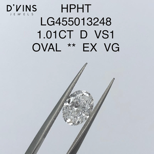 เพชรรูปวงรีสำหรับการทำเครื่องประดับอัญมณี1CT VS1 D-Vins สำหรับการทำเครื่องประดับ - Product Image 6