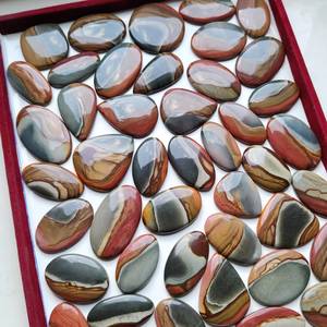 Natural Polychrome Jasper Cabochon Wholesale Bulk Lot Loose Gemstone for Jewelry Making Pendant Ring Earrings - Product Image 2
