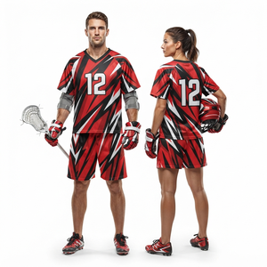 Men Women Custom Lacrosse Jersey Shorts <b>Sports</b> <b>Set</b> Sublimation Printed Athletic Uniform Breathable Performance Fabric Teamwear - Product Image 6