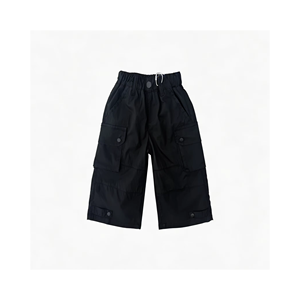 Pantalon cargo pour filles, mélange de coton doux, coupe décontractée, tenue élégante et décontractée, usine de vêtements de grande capacité - Product Image 1